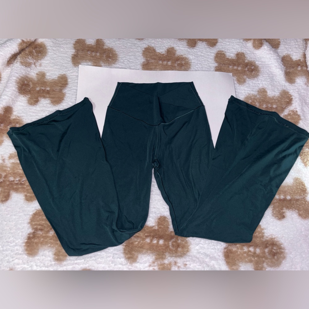 Aerie Deep Teal Corssover Legging